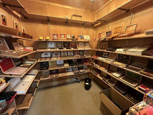 Humidor full of high end cigars!