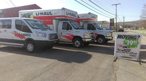 We rent U-Hauls