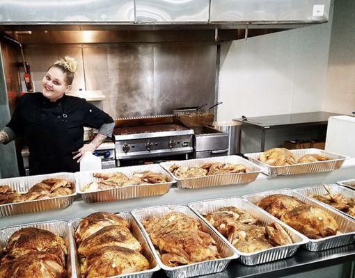 Chef Jenn Strange's delicious Thanksgiving menu fed dozens of Seattle offices