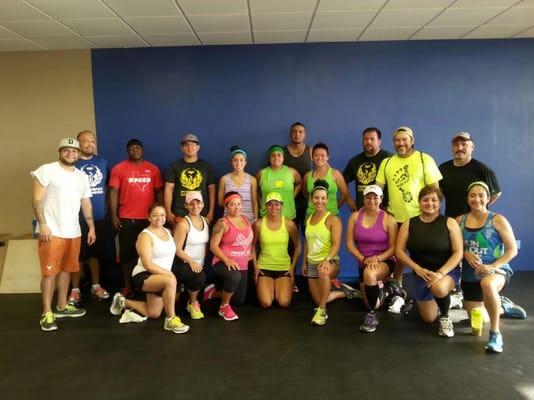 Our running group on Saturday, July 12th.