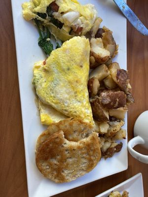 3 egg greek omelet