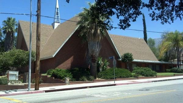 View of church from Apperson St.