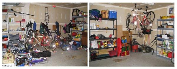 Reorganize your garage and park your car!!!