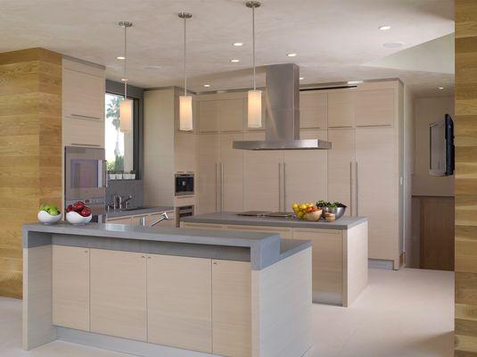 Crisp and clean, contemporary kitchen.  Serve it up in style! Call us to make it happen. http://www.loridennis.com/