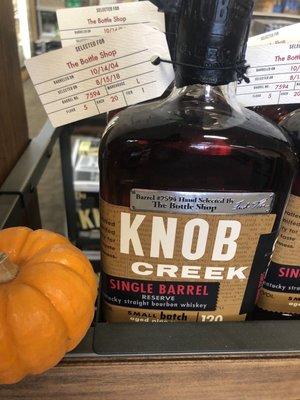 YUM! KNOB CREEK SINGLE BARREL