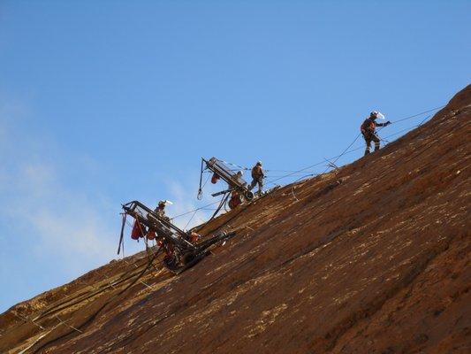 West Angelas Pilbara Mine Geotechnical Engineering Company Geovert  - Hazard Mitigation Services