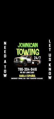 IF YOU NEED A TOW ! LET US KNOW ! Quality Service & Best Rates call us today 786-304-9416