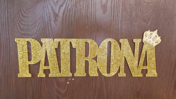 Sparkle acrylic sign