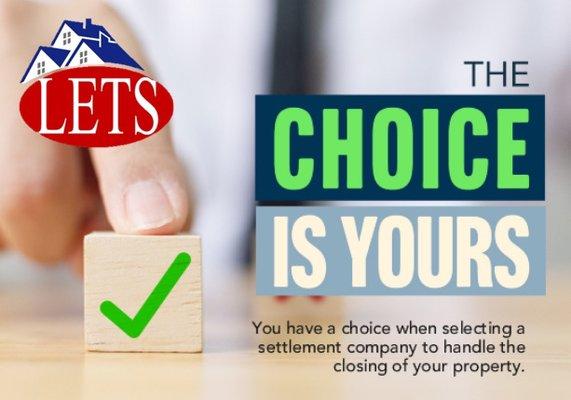 When you want the BEST...Choose LETS!