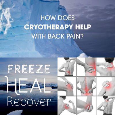 Cryotherapy even helps with Pain!