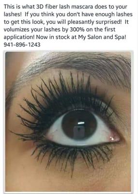 3D fiber lash mascara!