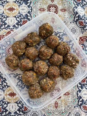 Large portion of Signature Italian Meatballs