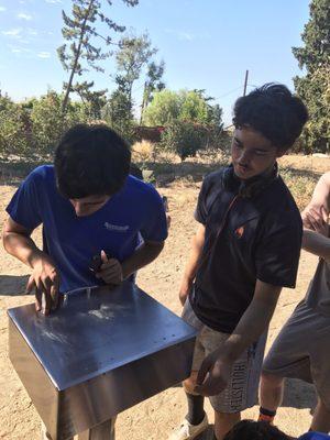 Sanding for plaque preparation