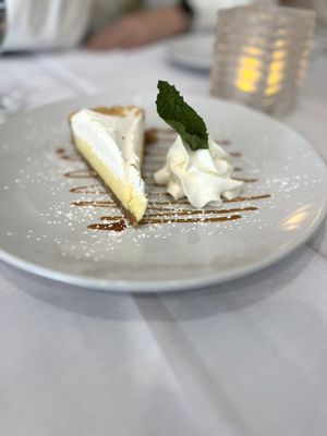 At Least The Whip Cream Was The Only Nice Thing In This 'Key Lime' Pie.