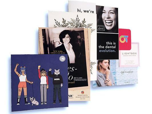 Quality Card Printing at PrintAbility NY in NYC, 10011. Business cards, invitations, gift cards, and postcard printing.