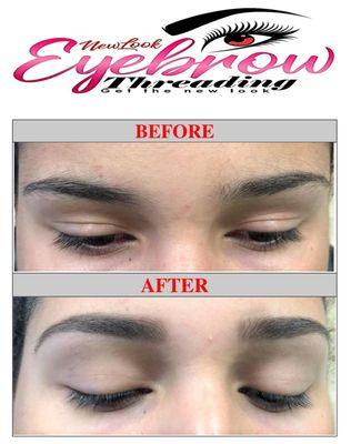 Eyebrow Treading done by New Look eyebrow Threading Artists. New Look Eyebrow Threading, 3007 Rigsby Ave, San Antonio, TX 78220