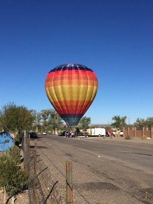 Balloons over BalloonView RV park