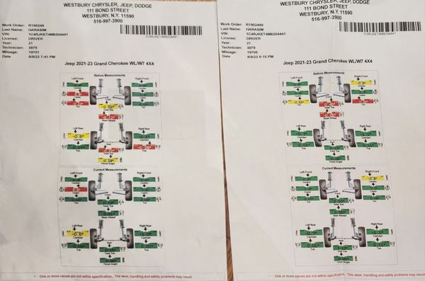 Alignment results