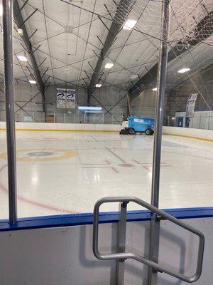 Ice rink and the zamboni