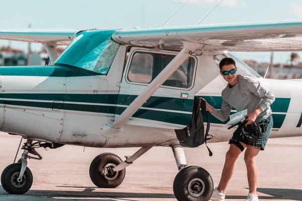 Will securing the Cessna 152!