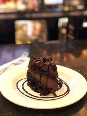 Can't get enough of Vitale's chocolate cake