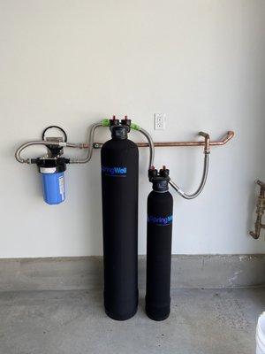 Water filtration install