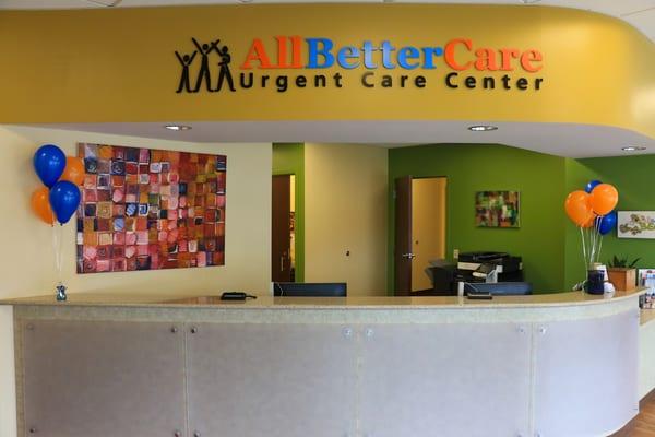 Reception desk