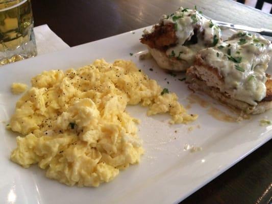 Fried chicken and biscuits for brunch. This thing is absolutely fantastic!