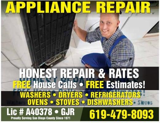 Gjr Appliance Repair