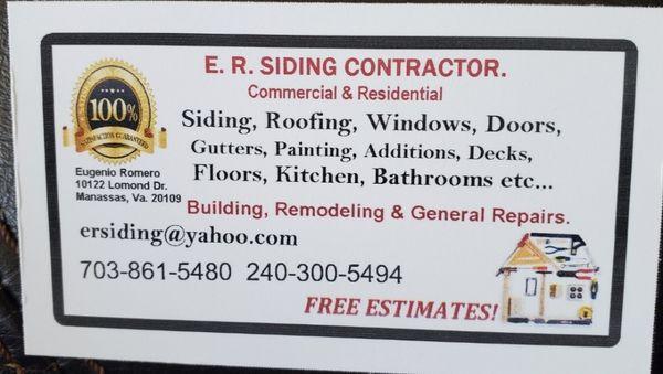 ER Siding Contractor