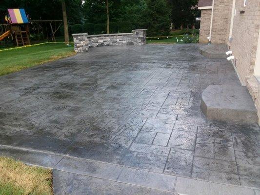 STAMPED CONCRETE PATIO