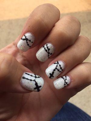 Done by Vincent at Tinas Nails. ( Also used as the FB banner on their FB page )