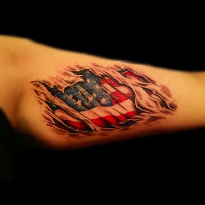 Patriotic tattoo