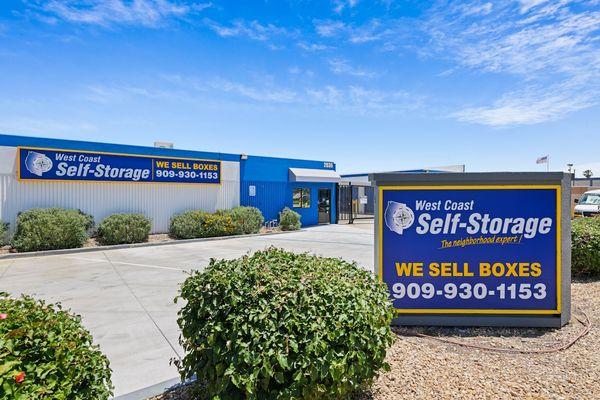 West Coast Self-Storage Ontario
2035 S Cucamonga Ave, Ontario, CA 91761 - Front Sign