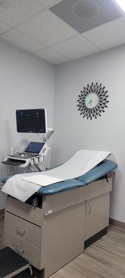 One of the ultrasound rooms