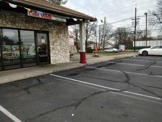 Parking available on store front