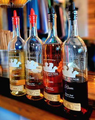 Our Crafted Rums, Each with its own unique flavor profile, made with all natural, locally sourced ingredients.