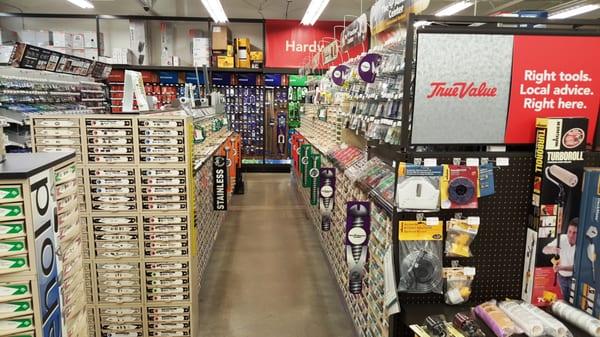 Nuts & Bolts Aisle at True Value of Greenville in Greenville, MI