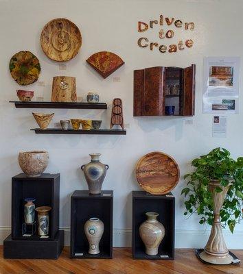 Wood and Pottery - Roger Harvey