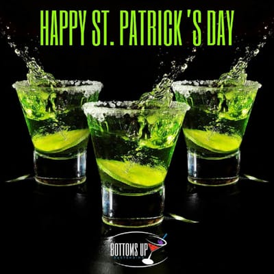 Happy St Patrick's day from Bottoms Up Bartending