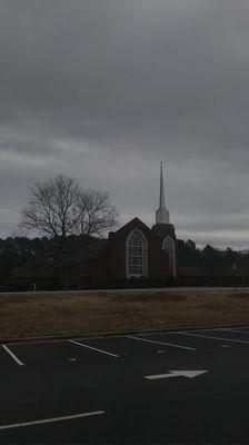 Church across the road