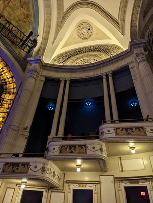 Balcony from below