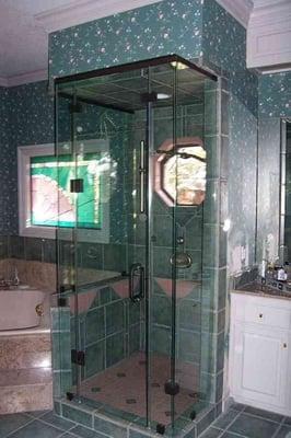 Residential shower glass for your home. Call for a quote!