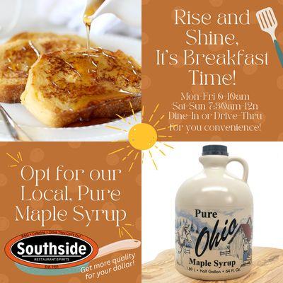 Clean, local, real Maple Syrup