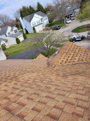 Clean House Roof after using our eco-friendly chemicals.