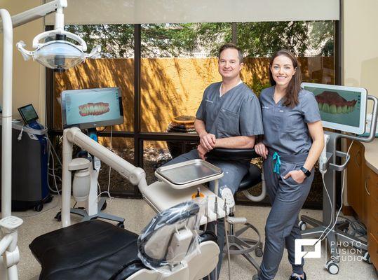 Dr Turner and Dr Donnelly 24th St Dental Biltmore photo by Photo Fusion Studio