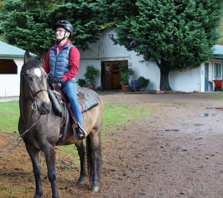 Zeus (one of our wonderful lesson horses)