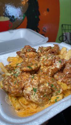 Buffalo Shrimp and Fries