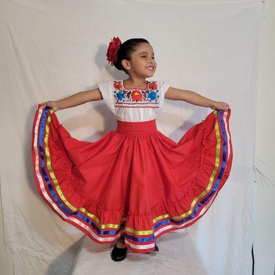 Folkloric practice skirt all sizes and colors