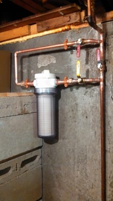 New Whole House Filtration Unit